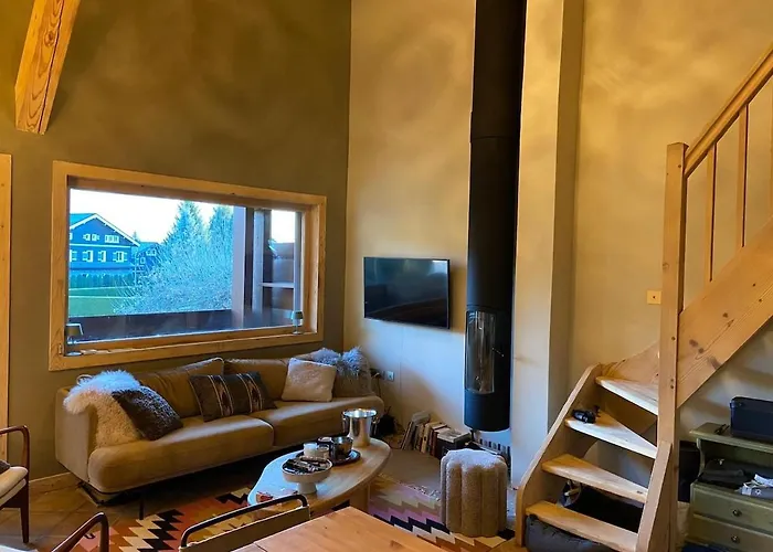 Apartment Soul Panoramic View, Fireplace, Parking Megeve